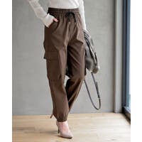 カーゴパンツ ブラウン/茶色系（レディース） - ファッション