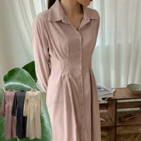 襟付きワンピース ファッション通販shoplist ショップリスト