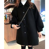 ステンカラーコート ブラック/黒色系（レディース）のアイテム