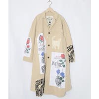 ロングコート ベージュ/薄橙色系（レディース） - ファッション通販