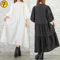 おしゃれなティアードワンピース人気ランキング 半袖 ロング丈 黒など袖丈 色別 ファッション通販shoplist ショップリスト