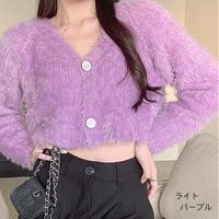 カーディガン パープル/紫色系(レディース)のおすすめアイテム