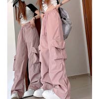 カーゴパンツ ピンク/桃色系（レディース） - ファッション通販