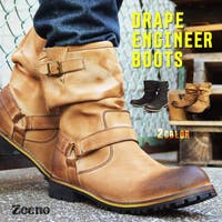 ShoeSquare | メンズ ブーツ 靴 メンズ ドレープブーツ エンジニアブーツ メンズブーツ エンジニアブーツ メンズ スエードブーツ ビンテージMen&#039;s　boots メンズブーツ ze517