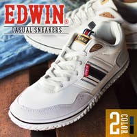 ShoeSquare | EDWIN エドウィン スニーカー メンズ ローカット カジュアルシューズ 軽量 屈曲 防滑 カップインソール クッションソール コンフォート 靴 紳士靴