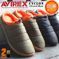 ShoeSquare | AVIREX アヴィレックス アビレックス サイクロン CYCLON メンズ 防寒 サボ スリッポン ウィンターシューズ ウィンター レディース ダウンサンダル ダウンシューズ 靴