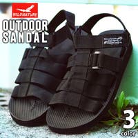 ShoeSquare | サンダル メンズ スポーツサンダル アクアシューズ アウトドアサンダル メンズサンダル コンフォート ストラップサンダル ベルクロマジックテープ 通気性 軽量 靴