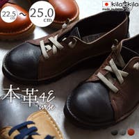 shop kilakila | レースアップシューズ 本革 レディース スニーカー 痛くない 日本製 革靴 歩きやすい アンティーク　撥水 厚底 レディース靴