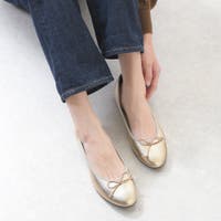 フラットシューズ ゴールド/金色系｜レディース｜Shoplist