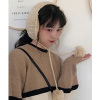 イヤーマフラー・耳あて ホワイト/白色系（レディース）の