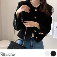 ShopNikoNiko（ショップニコニコ）のアウター(コート・ジャケットなど)/ノーカラージャケット