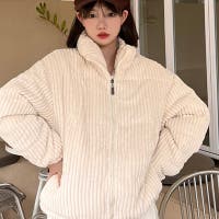 ショートコート ベージュ/薄橙色系（レディース）のアイテム