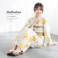 SOUBIEN（ソウビエン）浴衣 黄色 ｜レディースファッション通販