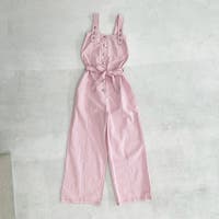 サロペット ピンク/桃色系（レディース） - ファッション通販