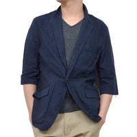 Style Block MEN | テーラードジャケット メンズ 7分袖 七分袖 綿麻 メンズファッション メンズ
