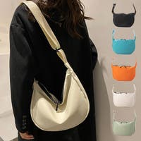 STYLEBLOCK | ショルダーバッグ 斜めがけ 小さい 無地 シンプル バッグ 鞄 レディース グリーン ブルー ブラック オレンジ オフホワイト