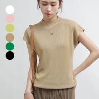 レディースベージュ長袖カジュアルTシャツ033-12 カジュアルシャツ オーバーシャツ 長袖 形態安定 ベージュ