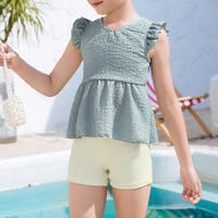 水着 ブルー・ネイビー/青・紺色系 （キッズ） - ファッション