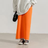 スカート オレンジ/橙色系（レディース）のアイテム - ファッション