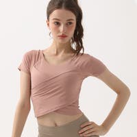 ベビーピンク ヨガトップ M 楽天市場】ブラトップ（カラーピンク）（ヨガ・ピラティス
