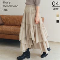titivate（ティティベート）のスカート/ティアードスカート