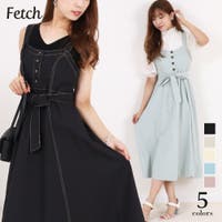 Fetch | 大人 可愛い ジャンパースカート きれいめ ワンピースおしゃれサロペットスカート スカート 人気 ロング キャミワンピース ワンピ 上品 黒 キレイめ 韓国 韓国ファッション 風 レディース