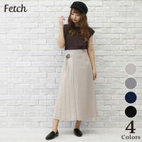 Fetch | チェック きれいめ スカート 大人 可愛い ロングスカート 人気 グレンチェック ロング 黒 キレイめ 韓国 韓国ファッション 風 レディース
