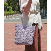 カゴバッグ パープル/紫色系｜レディース｜Shoplist