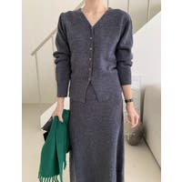 セットアップ グレー/灰色系（レディース）のおすすめアイテム