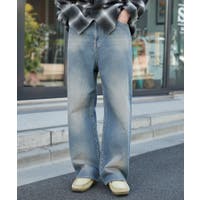 バギーデニムパンツ