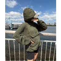 【新品】ナパピリ アノラックパーカー L プルオーバージャケット L バイカラー ゆったりシルエット アノラックパーカー プルオーバーパーカー