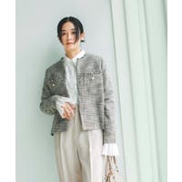 THE SHOP TK（ザショップティーケー）のアウター(コート・ジャケットなど)/ノーカラージャケット