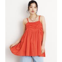 チュニック オレンジ/橙色系（レディース） - ファッション通販