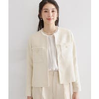 THE SHOP TK（ザショップティーケー）のアウター(コート・ジャケットなど)/ノーカラージャケット