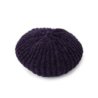 ベレー帽 パープル/紫色系（レディース） - ファッション通販SHOPLIST