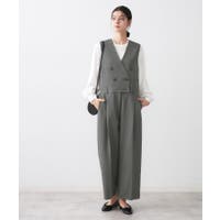 オールインワン・つなぎ グレー/灰色系（レディース） - ファッション