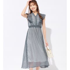 ベルちゃん⭐︎marvel 完売商品 ツイードワンピース バレッタ付き セール】 【OUTLET】ボータイチュールワンピース （ロング