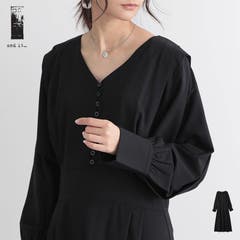 ノーカラーゆるセットアップ セレモニースーツ パンツスーツ