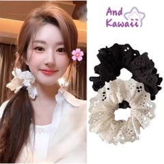 【ボリューム感が可愛い♡】CHANEL カチューシャ セール】ポイントチャームボリュームカチューシャ（カチューシャ