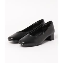 ⭐︎美品⭐︎BONITAS ポインテッドパンプス　ブラック 6.5cm ヒール 太めヒール ポインテッドトゥ ブラック パンプス