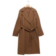 マックスマーラ　ピーコート カバン] ピュア ウール ピーコート, midnightblue | 