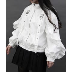 ミリタリーフーディーブルゾン[品番：IGAW0005667]｜axes femme