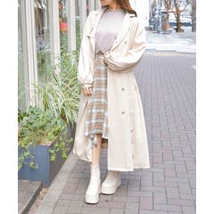 天体刺繍フード付コート[品番：IGAW0005706]｜axes femme