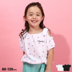 ロゴプリント肩開き半袖tシャツ 子供服 キッズ 品番 Vr Devirock デビロック のキッズファッション通販 Shoplist ショップリスト