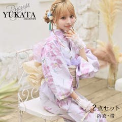 浴衣 ピンク かわいい[品番：RV000011235]｜Ryuyu（リューユ）の