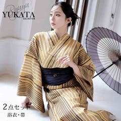 単品]麻の葉古典柄綿麻浴衣[品番：TV000009773]｜titivate