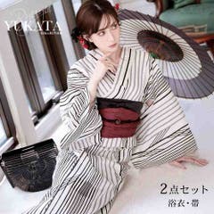 浴衣 牡丹柄 黒[品番：RV000007888]｜Ryuyu（リューユ）｜レディース