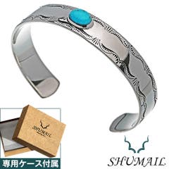 イーグルメタル平打ちバングルシルバー925アクセサリー平打ちBinich