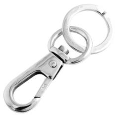 クロスボールキーチェーンシルバー925アクセサリーBinichビニッチ[品番