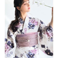 3点SET]濃紺×花手鞠柄浴衣【2025年新作 YUKATA by[品番：DY000032575